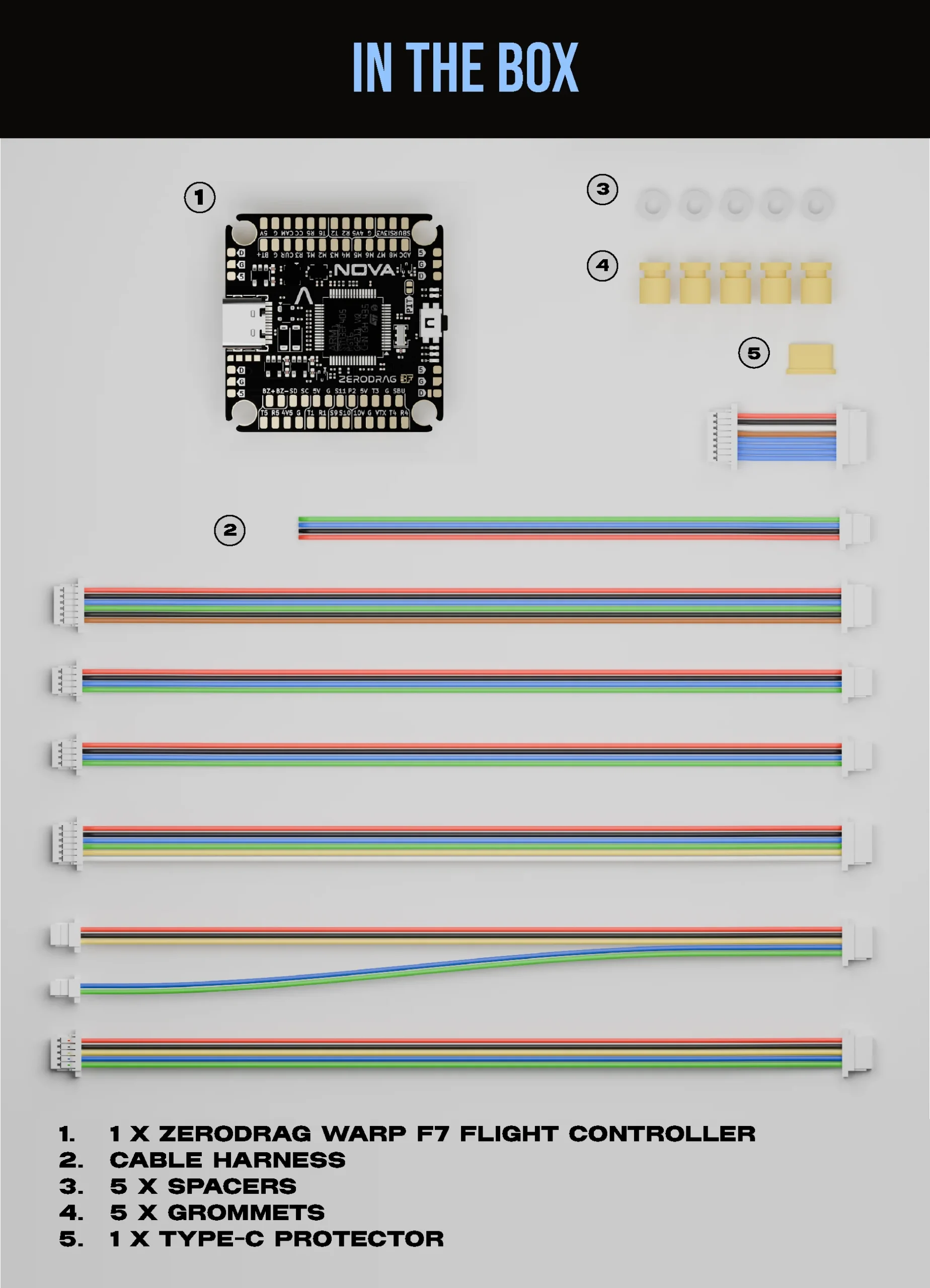 Zerodrag Nova F4 Flight Controller